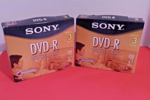Sony DVD-R 3-Pack Accucore 3DMR47L3, 1x-8x 120 Min 4.7 GB, 2 Sets