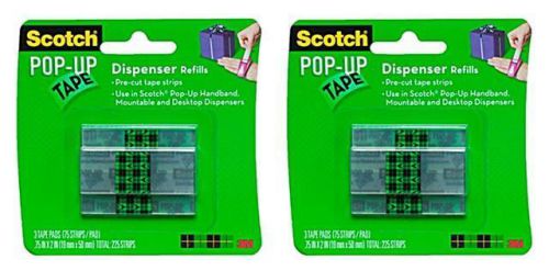 Scotch 3M refill packing gift clear invisible tape pad 90-ST (2 packs)
