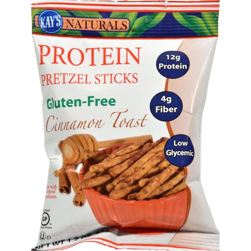 Kay&#039;S Naturals Protein Pretzel Sticks Cinnamon Toast - 1.2 Oz - Case Of 6