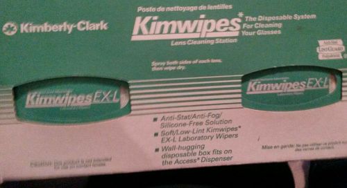 Kimberly Clark 34622 Kimwipes EX-L Eyeglass Lens Cleaning Station Lint Free Wipe