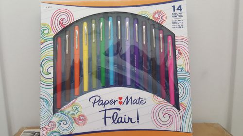 PAPER &amp; MATE FLAIR 14 COUNT COLORS