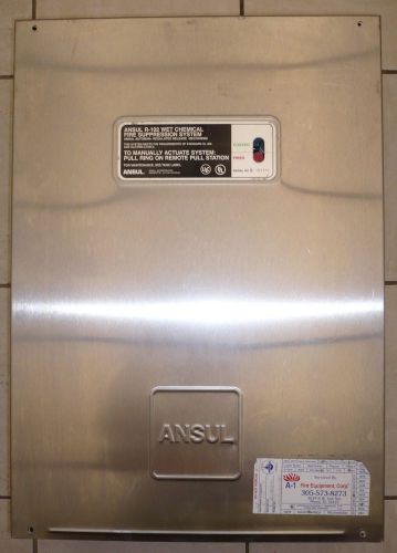 Ansul R102 Wet Chemical Fire Suppression System