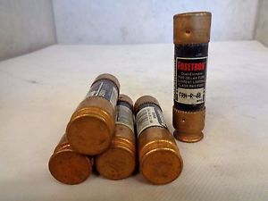 LOT OF 5 BUSSMANN FUSETRON FRN-R-40 TIME DELAY FUSE