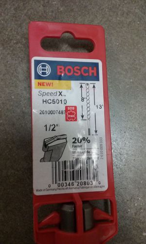 New bosch hc5010 rotary hammer bit, 13 in. l, 1/2 in. speed x for sale
