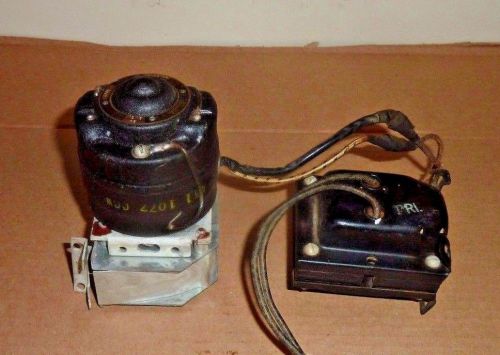 Vintage Electric Motor  REDMOND Co. Owosso Michigan TUBE AMP