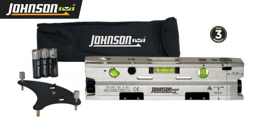 Johnson level and tool 40-6184 three-beam magnetic torpedo laser level for sale