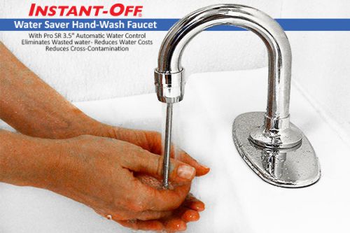 INSTANT-OFF Automatic Water Saver Hand Wash Faucet Reduces Cross-Contamination