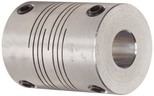 Ruland psr18-6-6-a set screw beam coupling polished aluminum inch 3/8&#034; bore a... for sale