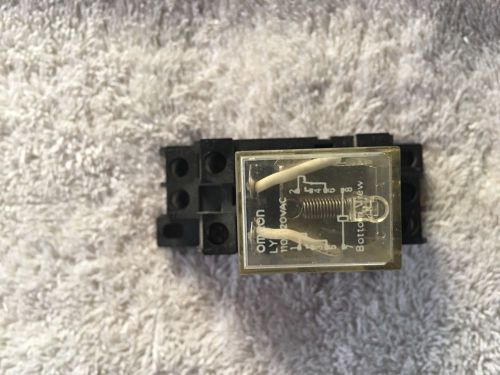 Omron relay with socket LY2  used