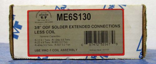 Sporlan 3/8&#034; me6s130 odf solder extended connections for sale