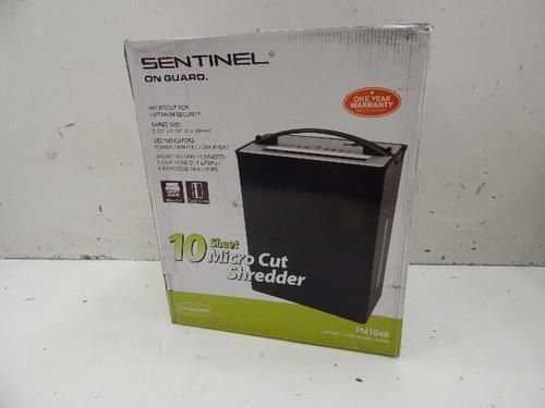 Sentinel FM104B 10 Sheet Micro Cut Shredder 575015 I1