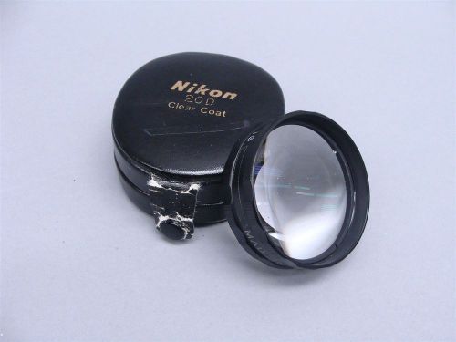 Nikon 20D IG Clear Coat Lens In Case