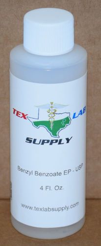 Tex lab supply benzyl benzoate usp 4 fl. oz. for sale