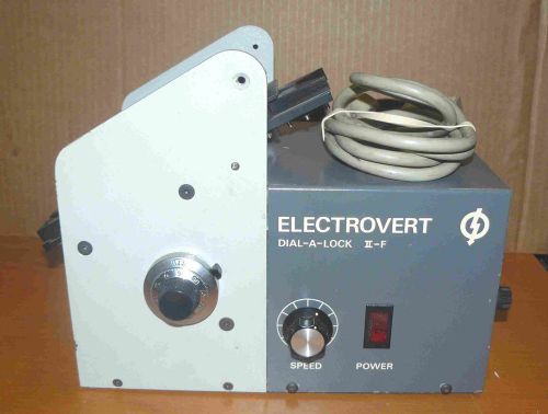 ELECTROVERT Dial-A-Lock II-F - motorized lead former - powers on