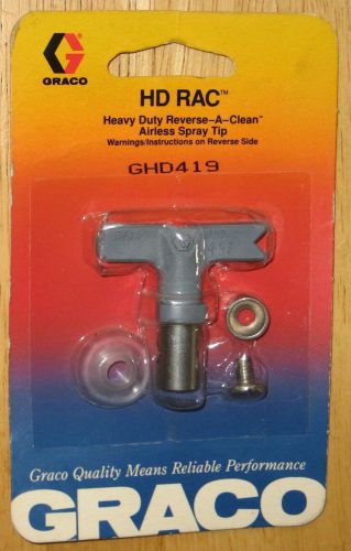 Graco ghd419 hd rac heavy duty reverse-a-clean airless spray tip for sale