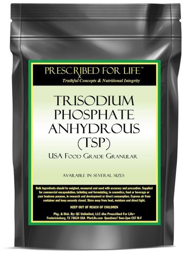 TriSodium Phosphate Anhydrous (TSP) - USA Food Grade Granular, 2.5 lb