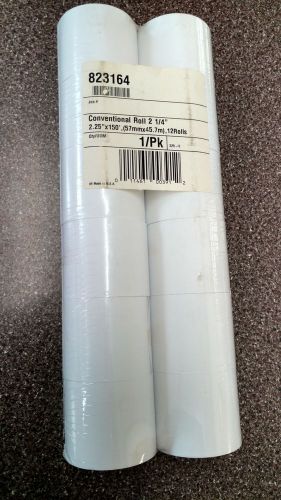 2 1/4&#034; x 150&#039; 1-ply conventional roll, calculator/cash register paper for sale