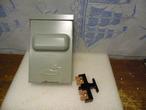Midwest U065P AC Disconnect Switch Rain Poof Pull Out Switch 60 Amp, 240 Volt AC