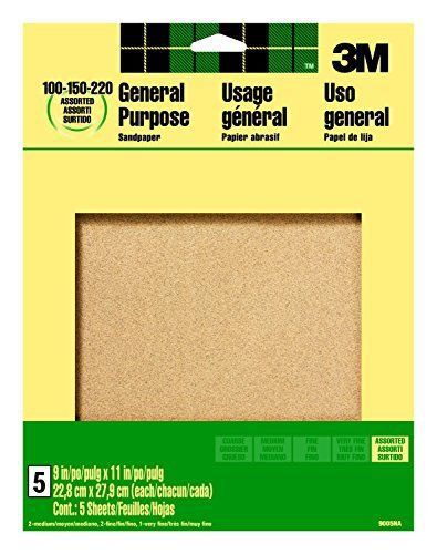 FBAS-MARTFBAMT090051-3M 9005NA 9-Inch by 11-Inch Aluminum Oxide Sandpaper, Asso