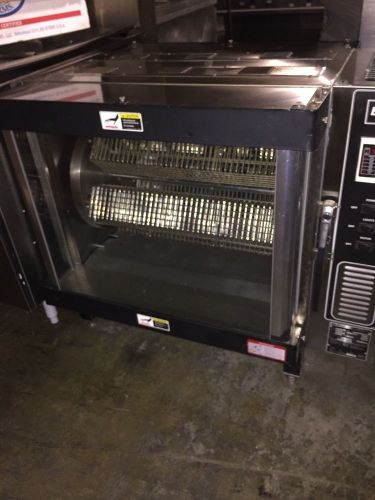 NEW BKI DR-34 COUNTERTOP ROTISSERIE DOUBLE ROTATION PASS-THROUGH Single Phase
