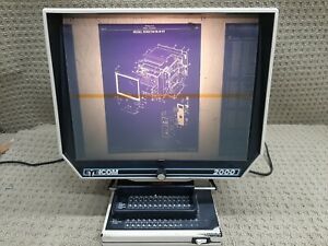 Vintage Eyecom 2000 Microfiche reader desk/bench top model Working