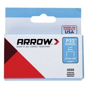 ARROW(R) 224 Arrow(R) Plier Staples 5 000 pk (1/4&#034;)(NP)