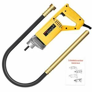ANBULL Hand Held Concrete Vibrator 2HP 1500W 13000VPM Electric Portable Const...