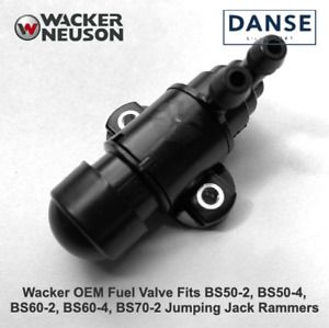 Wacker OEM Fuel Valve Fits BS50-2, BS50-4, BS60-2, BS60-4, BS70-2 5100032270
