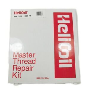 Helicoil 5528-16 Thread Repair Kit 1&#034;-14 x 1.5&#034; UNF 304 Stainless Steel 6 Pcs