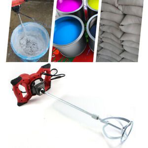 1500W Mixing Paddle, Plaster/Paint Mortar/Joint Mixer Whisk, Thread, Stirrer USA