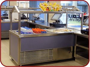 68&#034; Speed Line Hot &amp; Cold Food Service Station Buffet Cart Ga Systems HC68 #6582