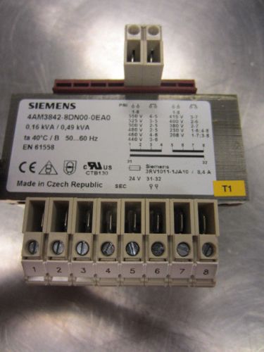 Siemens 4am3842 8dn00 0ea0 transformer