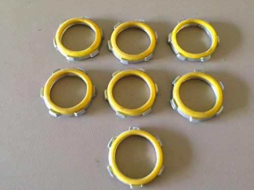 (7) 3/4&#034; electric steel gasketed sealing lock nuts blsg-75 rigid and emt for sale