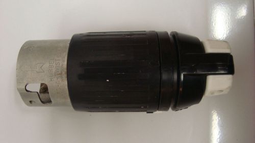 Hubbell CS-8365C Twist Lock Plug, 3 Pole, 4 Wire, 3 Phase, 250 VAC *Used