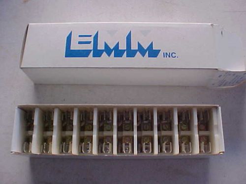 EMM EE6 FUSE CLIPS SCREW TERMINAL  (NEW IN BOX)