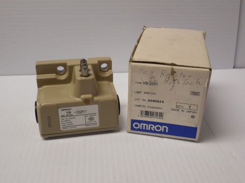 New omron limit switch vb-2251 vb2251 10 amp a 10a 250 vac for sale