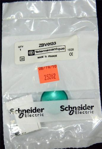 ZBV0133 Telemecanique Schneider Electric Pilot Light Lens -Green 22MM XB4 XB5