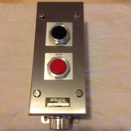 Joslyn clark t-100 push button control station w/ contacts for sale