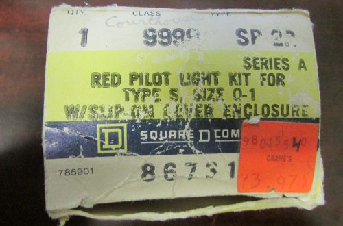 SQUARE D Size 0-1 Red Pilot Light Kit 9999 SP 2R