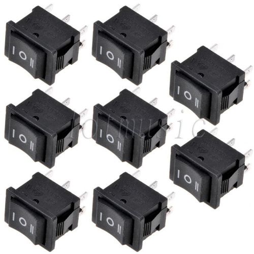 8* 6-pin dpdt on-off-on 3-position snap in boat rocker switch for sale
