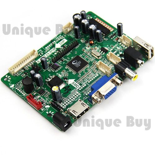 HDMI+VGA+CVBS+AUDIO+USB Controller Board For N070ICG 7&#034; 1280*800 IPS LCD Display