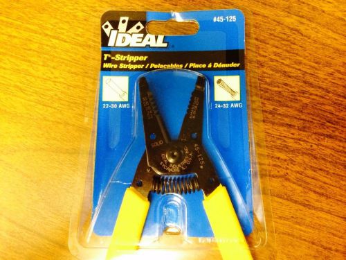 IDEAL STRIPPER CUTTER PLIER ACTION 6-HOLE, SPRING LOADED 45-125 NEW