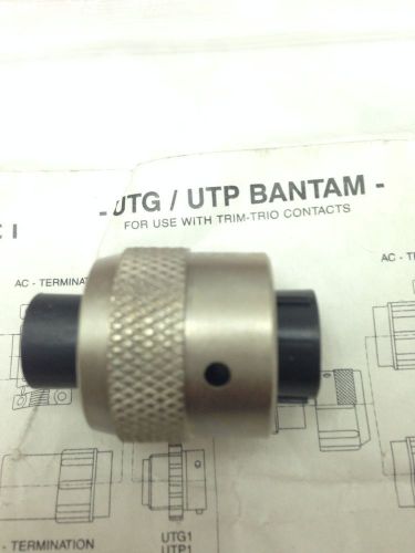 Lot Of 12,UTG6-10-4PN ,BURNDY,Standard Circular Connector 4P Straight Pin Plug