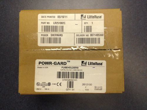 Littelfuse POWR-GARD Fuseblock LR251002C New!
