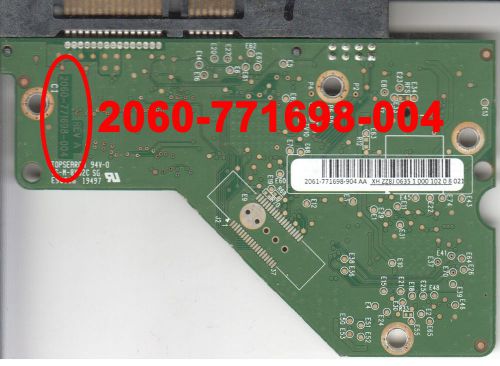 Wd10earx-00n0yb0   2061-771698-904 2060-771698-004 wd10earx 3.5&#039;&#039; sata pcb +fw for sale