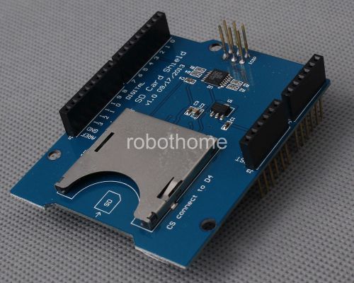 Stable sd/tf card shield stackable sd card shield for arduino bramd mew for sale