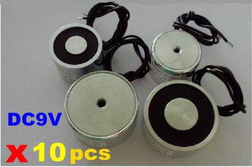 10pcsxround electro holding magnetdc solenoid electromagnet zye1-p20/15, 25n,9v for sale
