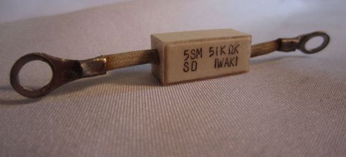 Iwaki 5SM 51K Ohm SD 51K?K Ceramic Resistor