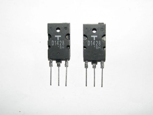 2 NOS TOSHIBA D1428 NPN TRANSISTORS 2SD1428 AUDIO AMPLIFIER SWITCHING