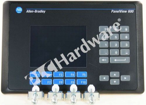 Allen bradley 2711-b6c20 /c frn 4.44 panelview 600 color/touch/key/ethernet for sale